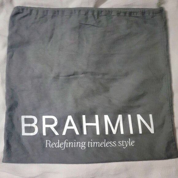 6 BRAHMIN VINTAGE MEDIUM PURSE DUSTBAG/DUSTCOVER/ DUST BAG/DUST COVER 18" X 18" - Picture 1 of 3